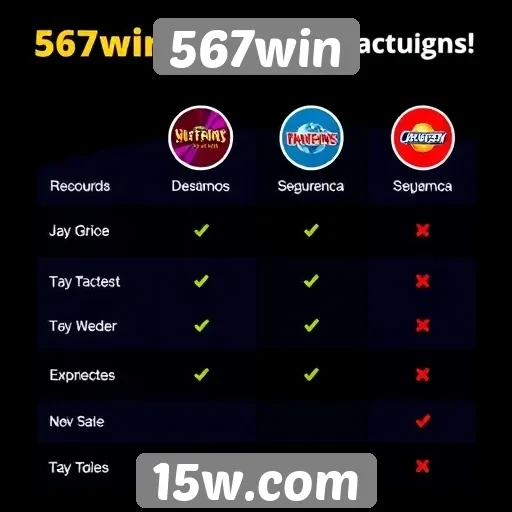 Comparação entre 567win e outras plataformas de jogos