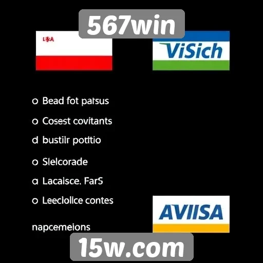 Métodos de pagamento disponíveis na plataforma 567win